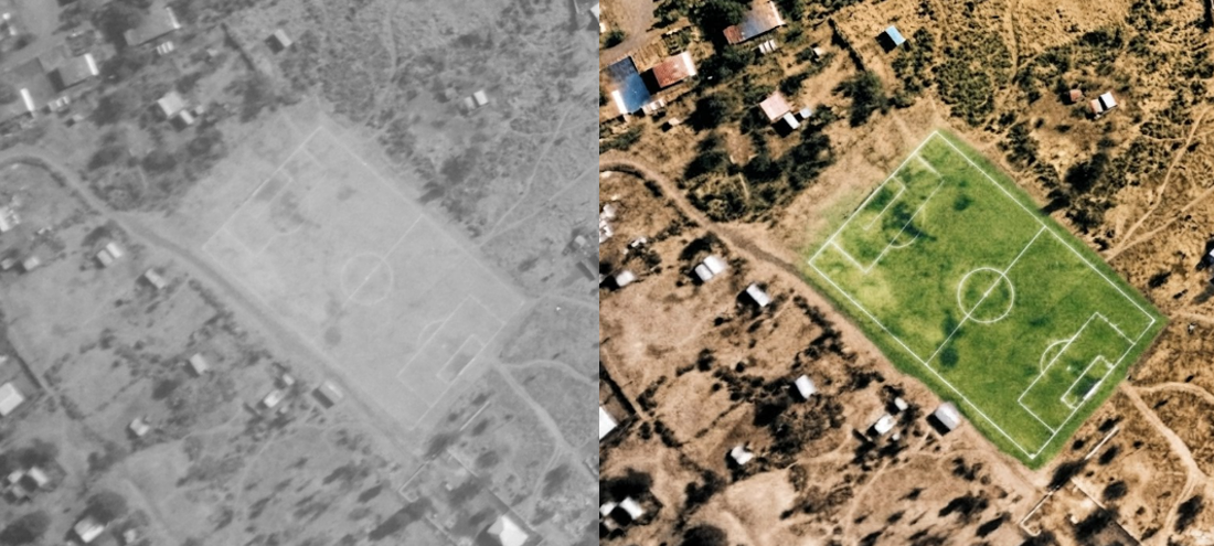 Exemple d'upscaling IA